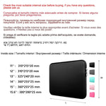 Funda Blanda para Portátil — Compatible con Xiaomi, HP, Dell, Lenovo y MacBook (11"-15.6") GooseBay