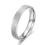 Anillo Minimalista de Titanio para Mujer — Oro Rosa y Plata, Boda y Diario GooseBay