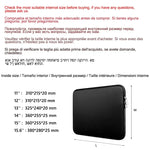 Funda Blanda para Portátil — Compatible con Xiaomi, HP, Dell, Lenovo y MacBook (11"-15.6") GooseBay
