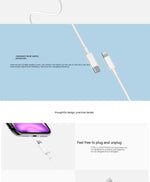 Cable Carga Rápida USB-C a Lightning 20W — Para iPhone 14, 13, 12, 11 y iPad GooseBay