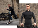 Camiseta Deportiva de Compresión para Hombre — Manga Larga, Gym y Running GooseBay