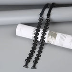 Sexy Transparent Silicone Pearls Summer Elastic Brassiere Straps Women Bra Belt Flower Shoulder Strap Bra Accessories GooseBay