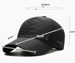 Original Design Running Cap Thin Quick Drying Breathable Duck Tongue Outdoor Men's Sun Summer Fishing Avisor Baseball Cap GooseBay