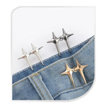 Clips Ajustadores de Cintura para Pantalones — Botón Metálico sin Agujeros GooseBay