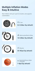 Compresor de Aire Portátil para Coche — Eléctrico Digital Inalámbrico GooseBay