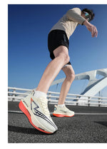 Running Shoes Carbon Board Speciality Marathon Men Sports Breathable Lightweight Women's Comfortable Athletic Nonskid Sneakers GooseBay