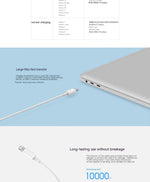 Cable Carga Rápida USB-C a Lightning 20W — Para iPhone 14, 13, 12, 11 y iPad GooseBay