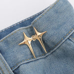 Clips Ajustadores de Cintura para Pantalones — Botón Metálico sin Agujeros GooseBay