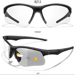 Trendy Style Photochromic Sunglasses For Men Women Outdoor Mtb Bicycle Cycling Runnging Eyewear Sports Bike Windproof Goggles GooseBay