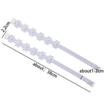 Sexy Transparent Silicone Pearls Summer Elastic Brassiere Straps Women Bra Belt Flower Shoulder Strap Bra Accessories GooseBay