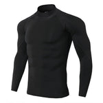 Camiseta Deportiva de Compresión para Hombre — Manga Larga, Gym y Running GooseBay