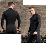 Camiseta Deportiva de Compresión para Hombre — Manga Larga, Gym y Running GooseBay