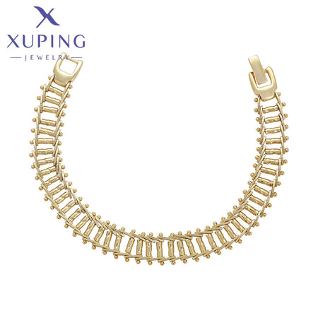 Pulsera de Moda para Mujer — Aleación de Cobre Bañada en Oro