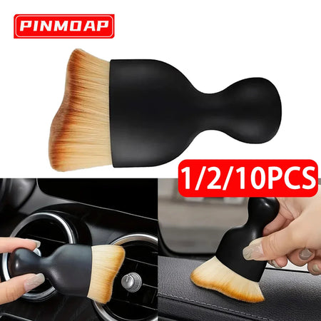 Set de Cepillos de Limpieza para Coche — Detalle Interior y Eliminación de Polvo