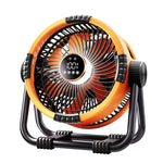 Ventilador Portátil de Camping 20000mAh — Recargable con Luz y Gancho GooseBay