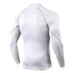 Camiseta Deportiva de Compresión para Hombre — Manga Larga, Gym y Running GooseBay