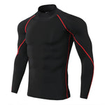 Camiseta Deportiva de Compresión para Hombre — Manga Larga, Gym y Running GooseBay