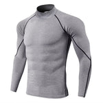 Camiseta Deportiva de Compresión para Hombre — Manga Larga, Gym y Running GooseBay