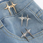 Clips Ajustadores de Cintura para Pantalones — Botón Metálico sin Agujeros GooseBay
