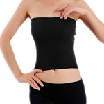 Women Boob Tube Top Solid Color Short Strapless Bandeau Tank Top Sexy Seamless Bralette Womens Underwear Summer Girls Tube Tops GooseBay