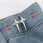 Clips Ajustadores de Cintura para Pantalones — Botón Metálico sin Agujeros GooseBay