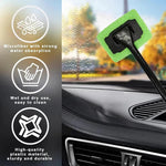 Limpiacristales para Coche con Mango Largo — Limpieza Interior de Parabrisas GooseBay