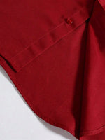 Camisa Formal de Manga Larga para Hombre — Color Rojo, Oficina y Negocios GooseBay