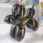 Figura Decorativa Perro Globo de Resina — Escultura Moderna para Hogar GooseBay