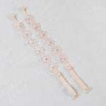 Sexy Transparent Silicone Pearls Summer Elastic Brassiere Straps Women Bra Belt Flower Shoulder Strap Bra Accessories GooseBay