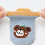 Calcetines de Algodón para Niños — Pack de 6 Pares con Dibujos de Animales GooseBay