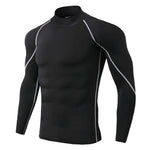 Camiseta Deportiva de Compresión para Hombre — Manga Larga, Gym y Running GooseBay