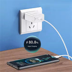 Cargador USB Carga Rápida 66W 6A — Compatible con Huawei y USB-C GooseBay