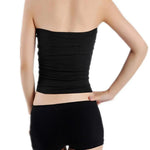 Women Boob Tube Top Solid Color Short Strapless Bandeau Tank Top Sexy Seamless Bralette Womens Underwear Summer Girls Tube Tops GooseBay