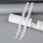 Sexy Transparent Silicone Pearls Summer Elastic Brassiere Straps Women Bra Belt Flower Shoulder Strap Bra Accessories GooseBay