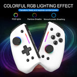 LinYuvo KS42 Meteor Light Wireless Joy-pad with 8 Color RGB Lights for Switch/Lite/OLED, with Programmable,,Turbo & Vibration GooseBay