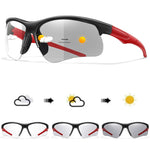Trendy Style Photochromic Sunglasses For Men Women Outdoor Mtb Bicycle Cycling Runnging Eyewear Sports Bike Windproof Goggles GooseBay