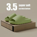Coconut Slippers Cloud Thick-soled Sandals Summer Fashion Soft Bottom Beach Men Slippers Women's Sandals  EVA Slides GooseBay