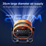 Ventilador Portátil de Camping 20000mAh — Recargable con Luz y Gancho GooseBay
