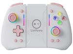 LinYuvo KS42 Meteor Light Wireless Joy-pad with 8 Color RGB Lights for Switch/Lite/OLED, with Programmable,,Turbo & Vibration GooseBay