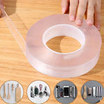 Cinta Adhesiva Doble Cara Reutilizable e Impermeable — Para Cocina y Baño GooseBay