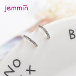 925 Silver  Ear Clip Fashion Jewelry Trendy Style Sparkling Cubic Zirconia Best Gift For Women Girls Party Appointment GooseBay