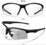Trendy Style Photochromic Sunglasses For Men Women Outdoor Mtb Bicycle Cycling Runnging Eyewear Sports Bike Windproof Goggles GooseBay