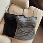 Top Halter para Mujer — Estilo Coreano con Sujetador Integrado GooseBay