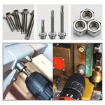 9/14/23pcs/set 5mm-13mm Hex SocketS Sleeve Nozzles Nut Driver Set Power Nuts Driver Socket Screwdriver Set Bits Sets Tools GooseBay