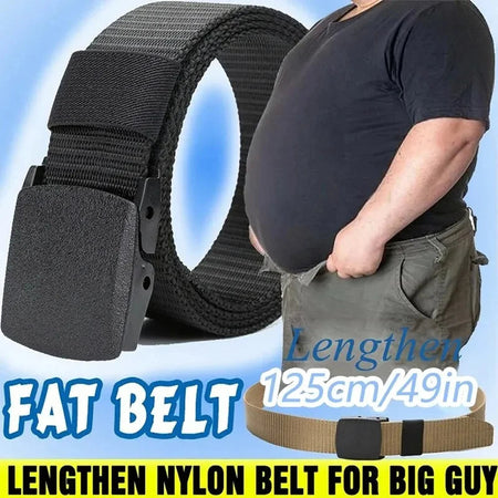 Cinturón Táctico de Nylon con Hebilla Automática — Ligero y Resistente
