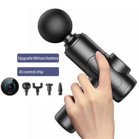 2026 New Fascia Gun Deeply Relieves Muscle Soreness Fitness and Relaxation Equipment LED Touch Screen 6Massage Head Gifts