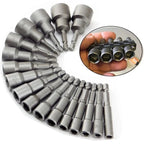 9/14/23pcs/set 5mm-13mm Hex SocketS Sleeve Nozzles Nut Driver Set Power Nuts Driver Socket Screwdriver Set Bits Sets Tools GooseBay