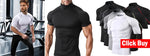 Camiseta Deportiva de Compresión para Hombre — Manga Larga, Gym y Running GooseBay