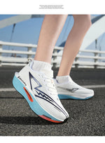 Running Shoes Carbon Board Speciality Marathon Men Sports Breathable Lightweight Women's Comfortable Athletic Nonskid Sneakers GooseBay