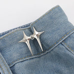 Clips Ajustadores de Cintura para Pantalones — Botón Metálico sin Agujeros GooseBay